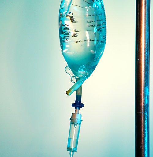 Iv infusion clearance bag